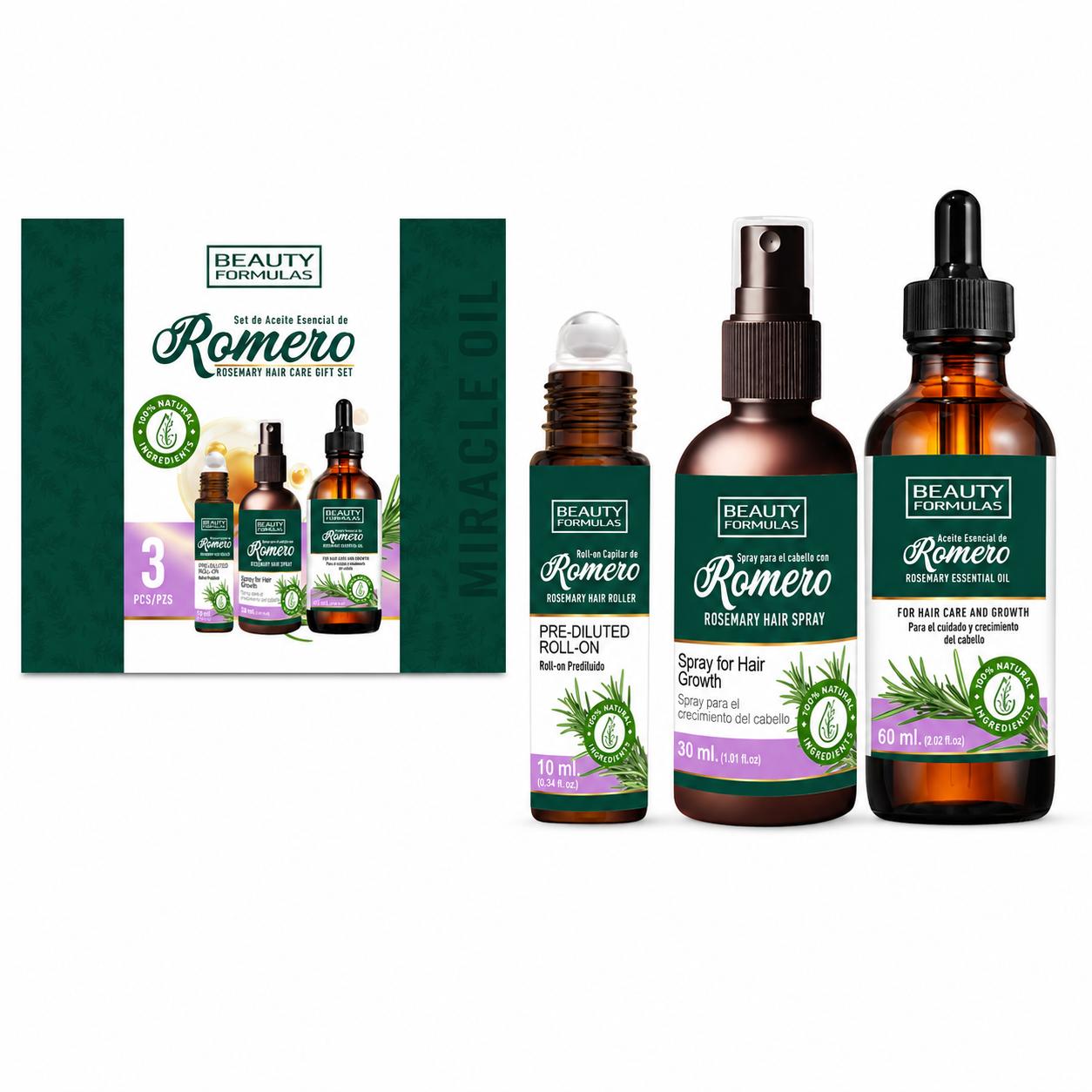 SET CAPILAR DE ACEITE ESENCIAL DE ROMERO- REF; 7566