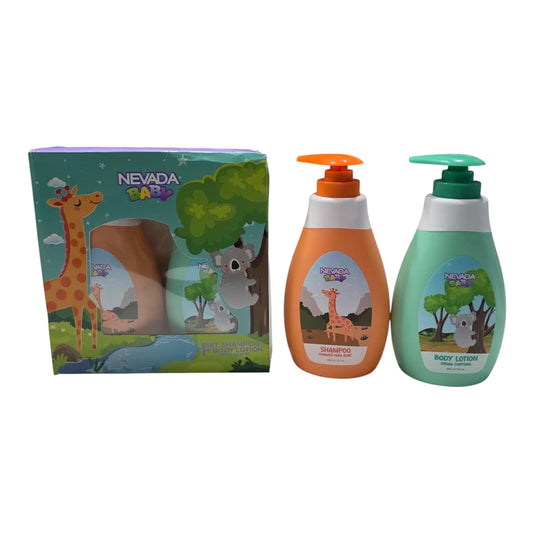 SET DE CHAMPU Y CREMA CORPORAL PARA BEBE-260 ML