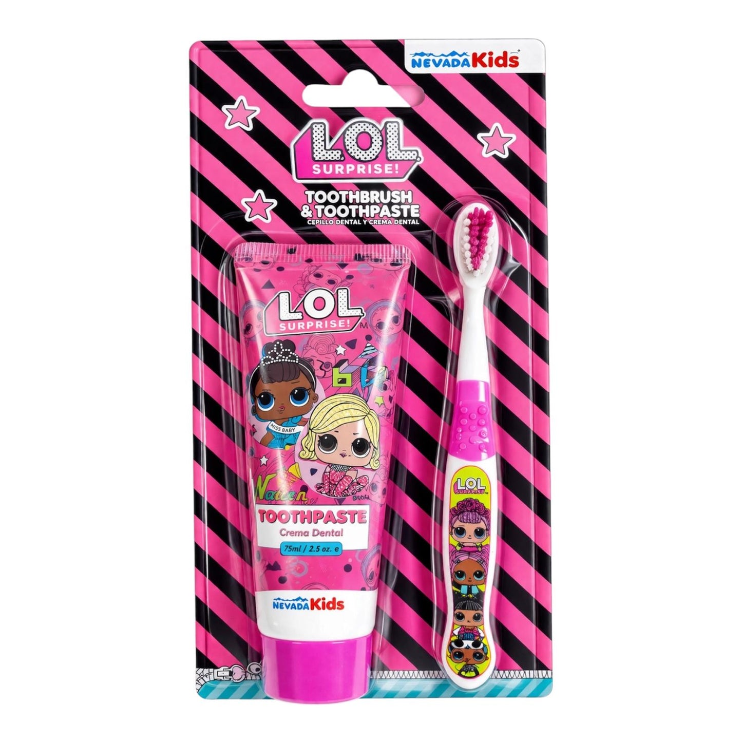 SET DE CEPILLO Y PASTA DE DIENTES INFANTIL