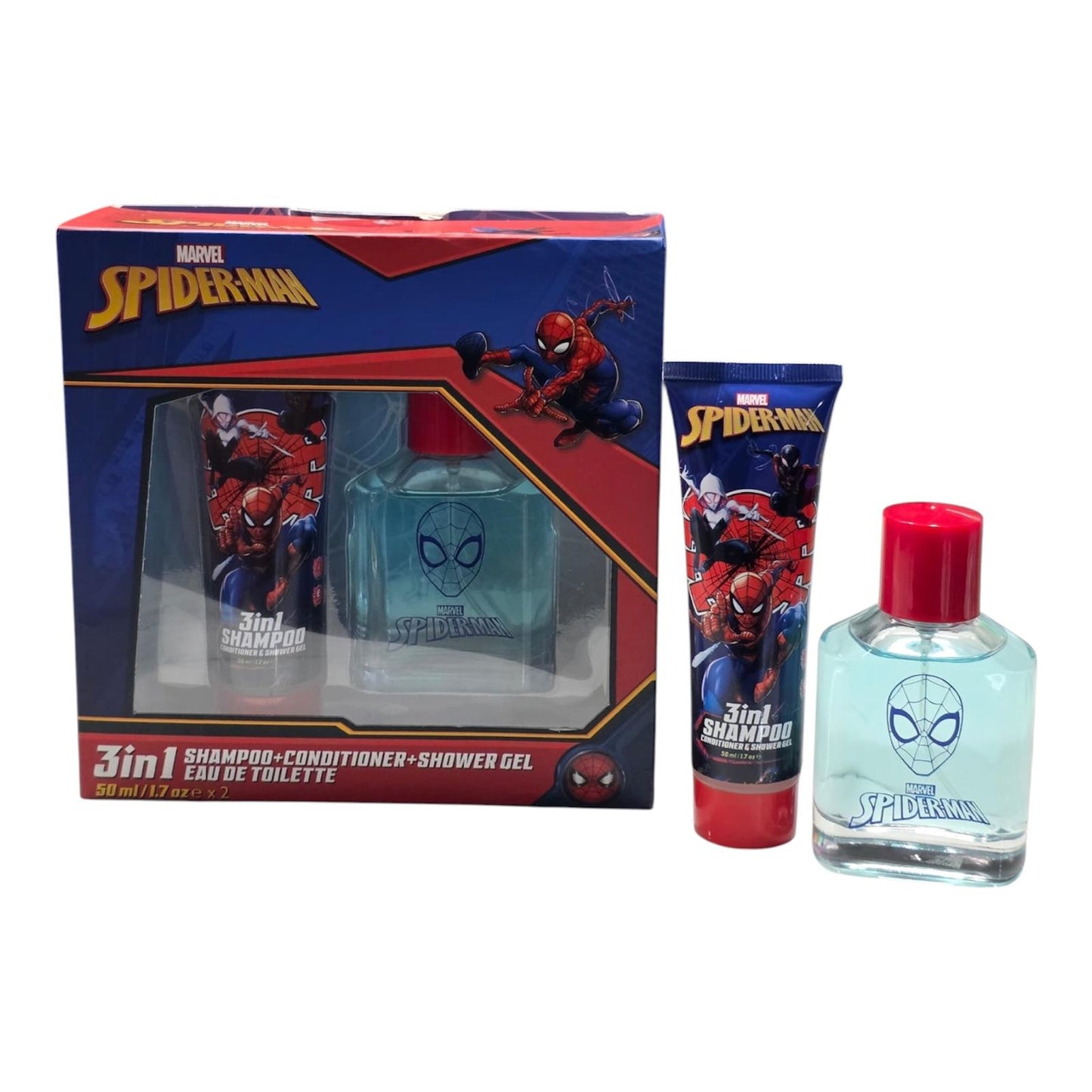 SET DE COLONIA Y CHAMPU 3 EN 1 SPIDER-MAN