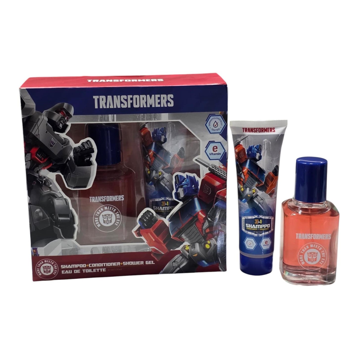 SET DE COLONIA Y CHAMPU 3 EN 1 TRANSFORMERS