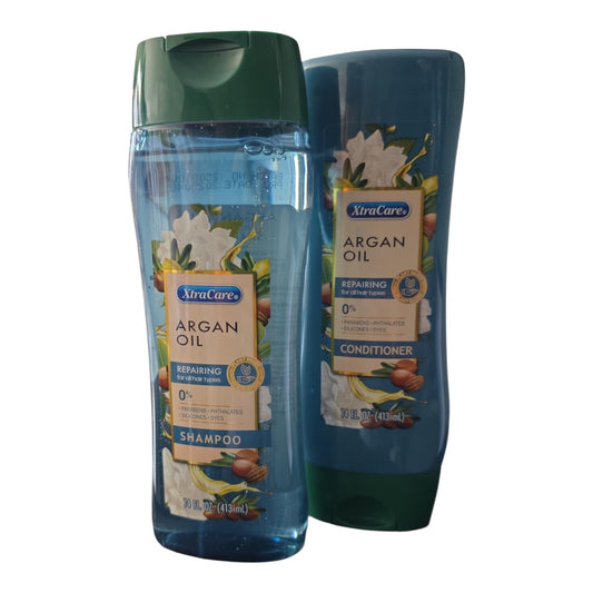 SET DE CHAMPU Y ACONDICIONADOR XTRACARE DE ARGAN OIL-413 ML