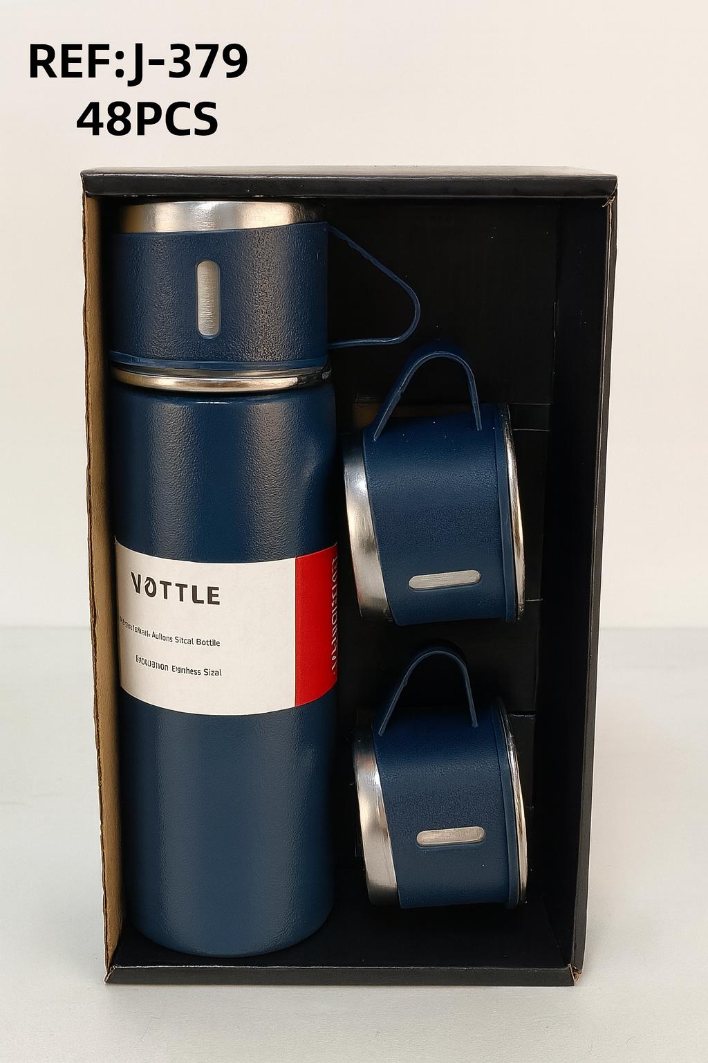 TERMOS METALICO CON JARRITAS-REF:J 379