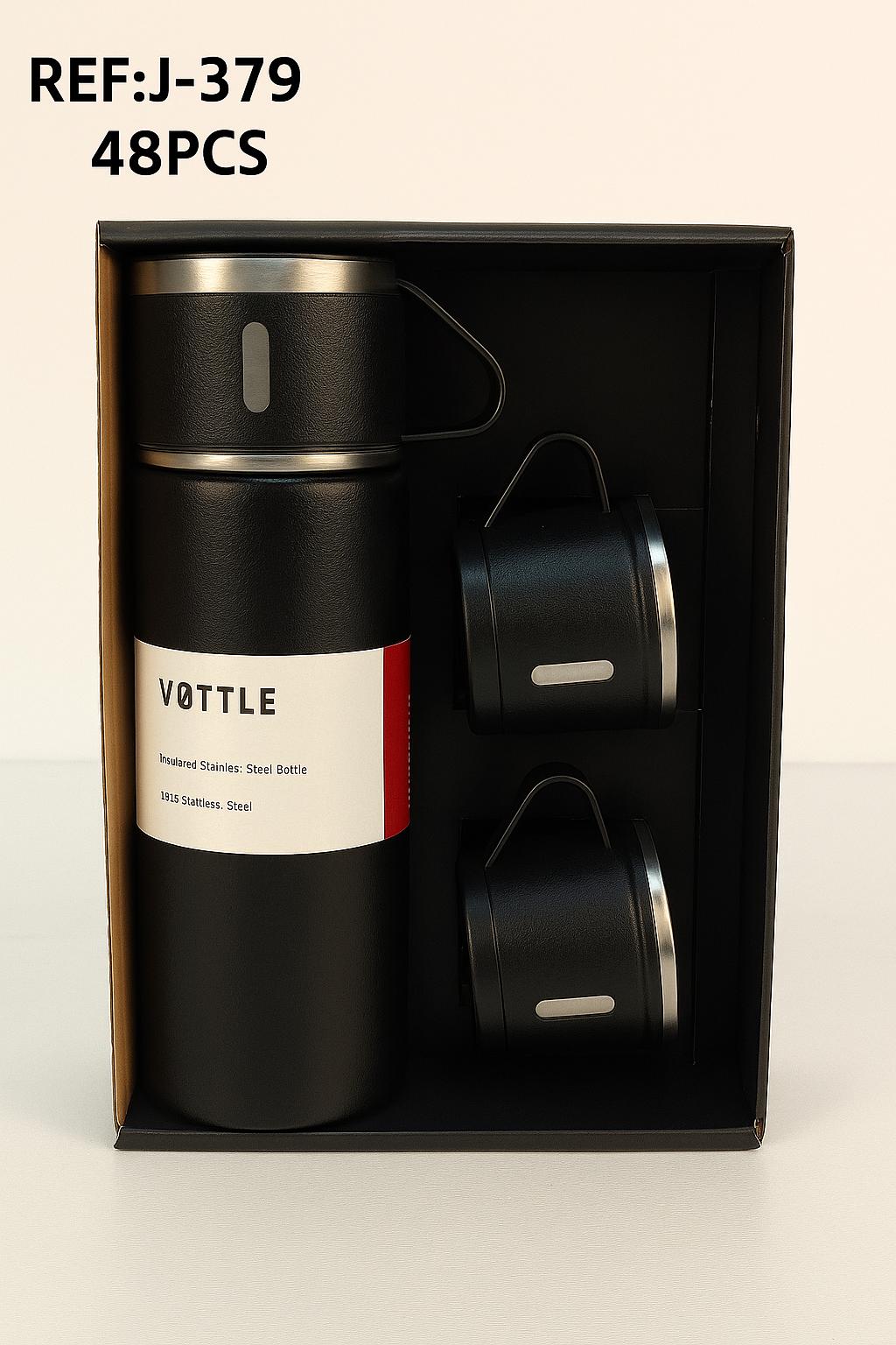 TERMOS METALICO CON JARRITAS-REF:J 379