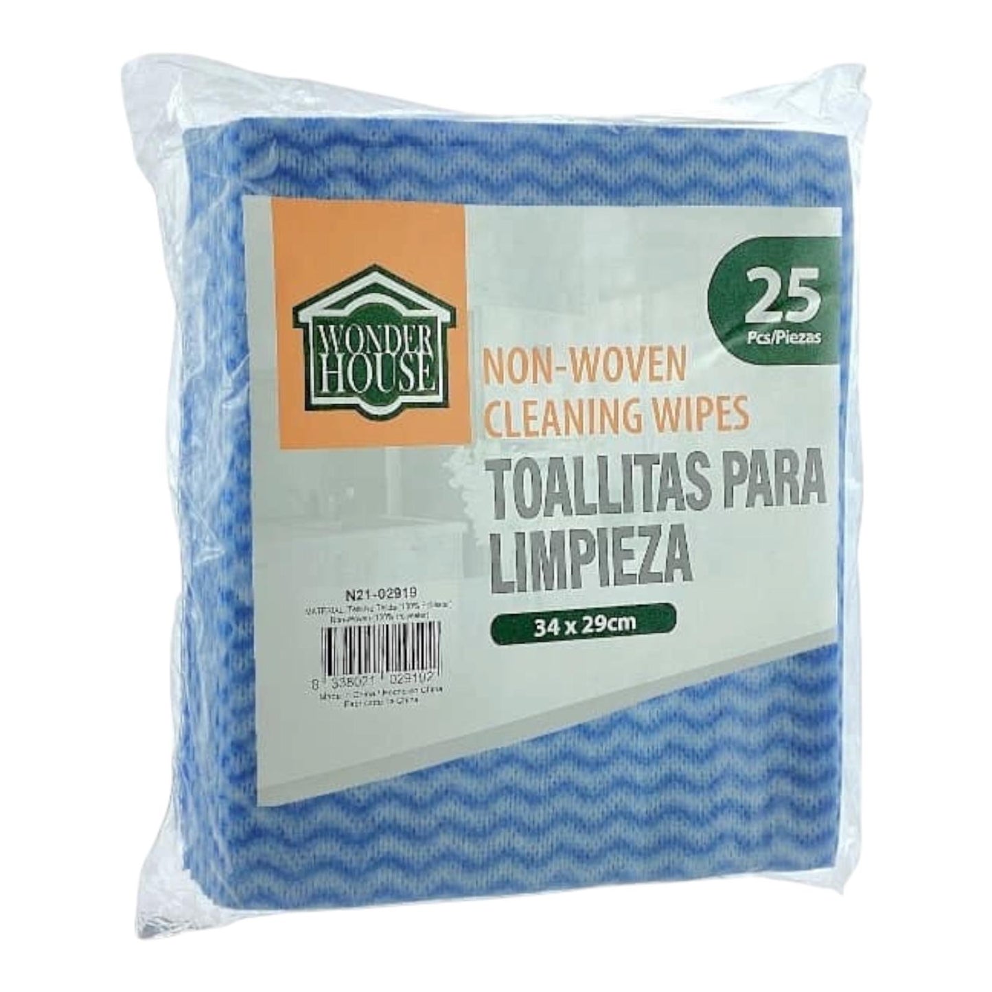 TOALLITAS PARA LA LIMPIEZA (25 UNIDADES)-REF; 2919