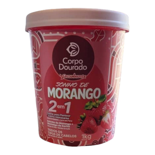 CREMA PARA PEINAR HIDRATANTE SUEÑO DE FRESA-1 KG