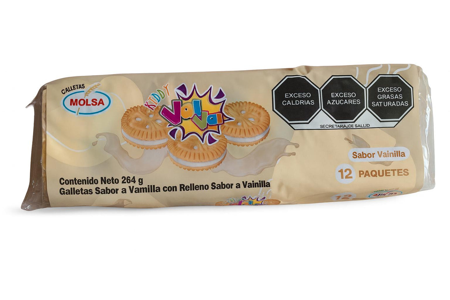 GALLETAS DULCES VAIVAI(12 PAQUETICOS)