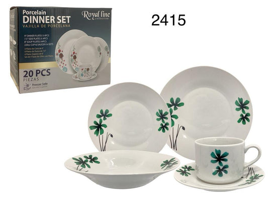 JUEGO DE VAJILLA DE 20 PCS