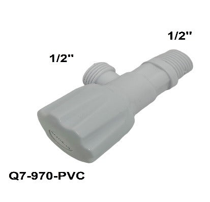 LLAVE DE ANGULO MACHO M 1/2 X M1/2-PVC